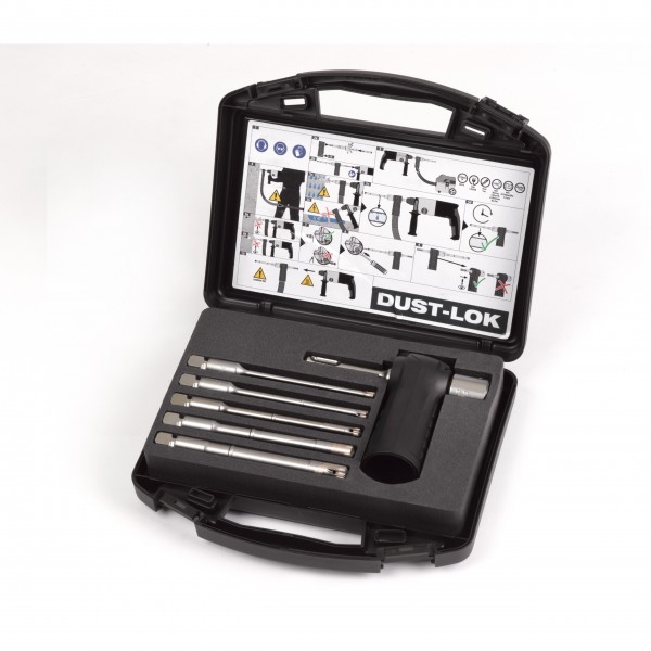 Zestaw wierteł SDS-Plus z odpylaniem... Zestaw wierteł SDS-Plus z odpylaniem...