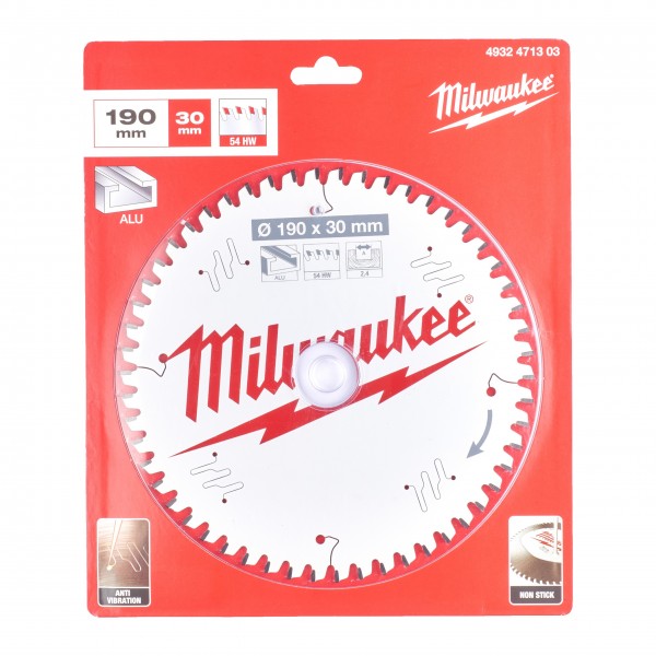 Tarcza pilarska ALU190X30X2.4X54TF NEG.