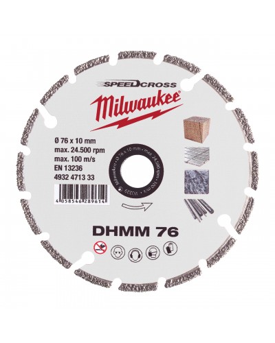 Tarcza diamentowa DHMM 76 mm 2