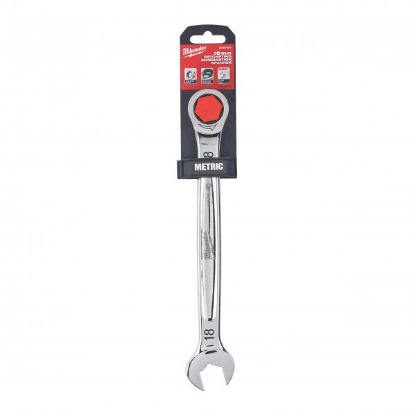 Klucz płasko-oczkowy z grzechotką...