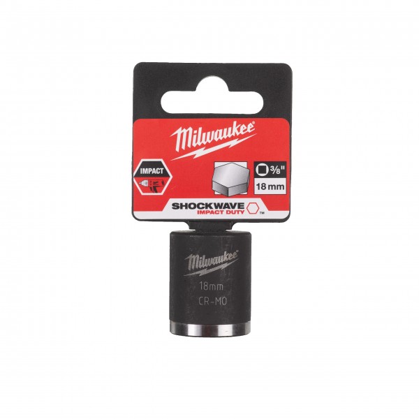 Nasadka udarowa HEX 3/8" krótka 18 mm
