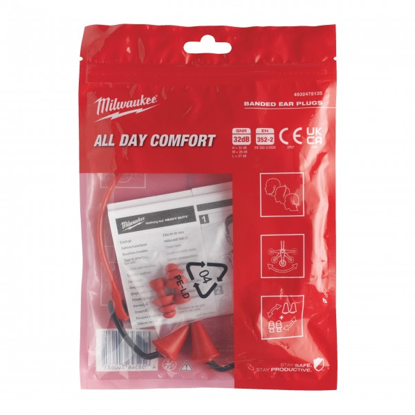 Zatyczki przeciwhałasowe na pałąku