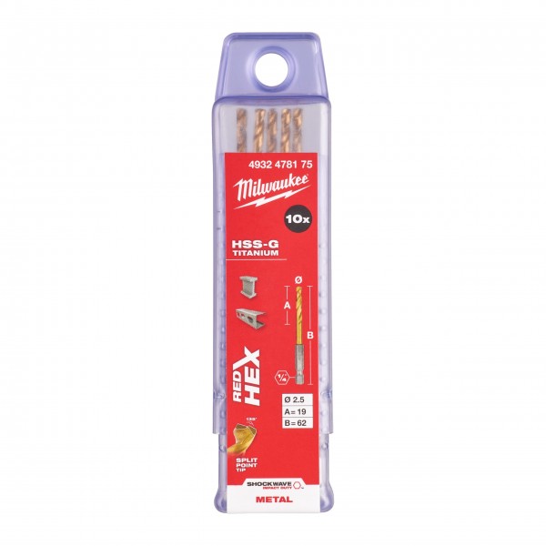 Wiertło udarowe do metalu SWave HSS-G...