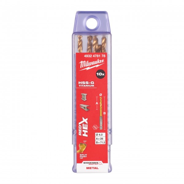 Wiertło udarowe do metalu SWave HSS-G... Wiertło udarowe do metalu SWave HSS-G...