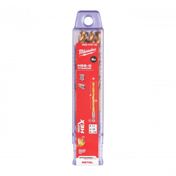 Wiertło udarowe do metalu SWave HSS-G... Wiertło udarowe do metalu SWave HSS-G...