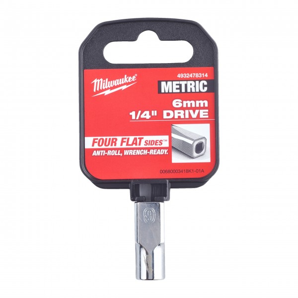 Nasadka 1/4" 6mm standardowa (metryczna) Nasadka 1/4" 6mm standardowa (metryczna)