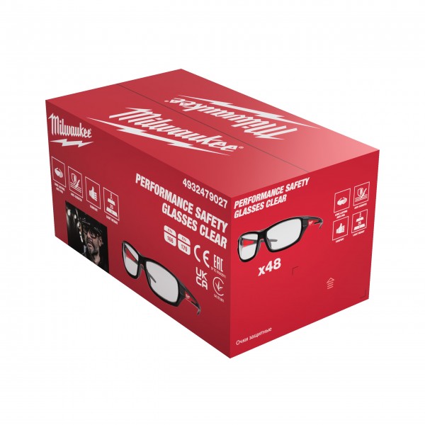 Okulary ochronne premium bezbarwne -...