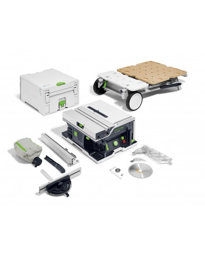 Festool Akumulatorowa stołowa pilarka tarczowa CSC SYS 50 EBI-Basic-Set