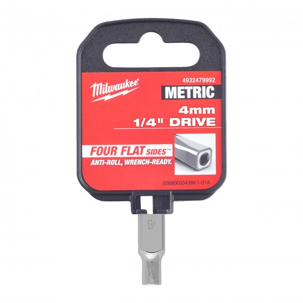 Nasadka 1/4" 4mm standardowa (metryczna)