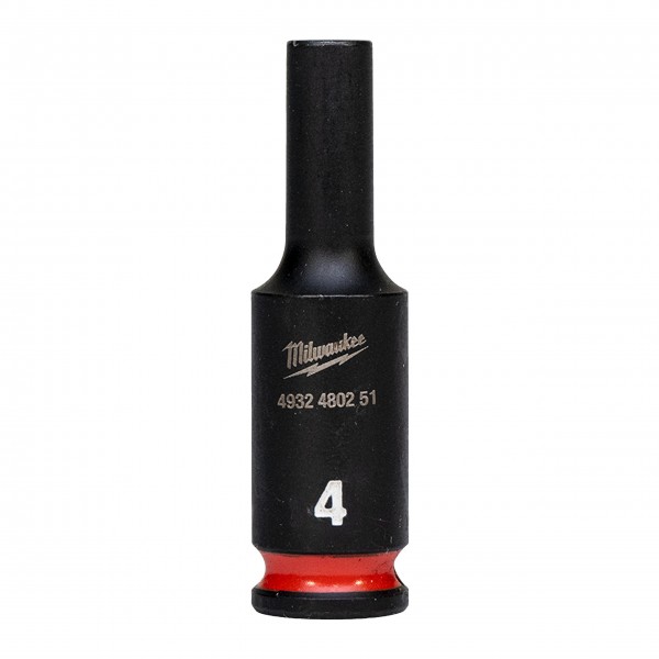 Nasadka udarowa długa SHW 1/4" 4mm, Hex