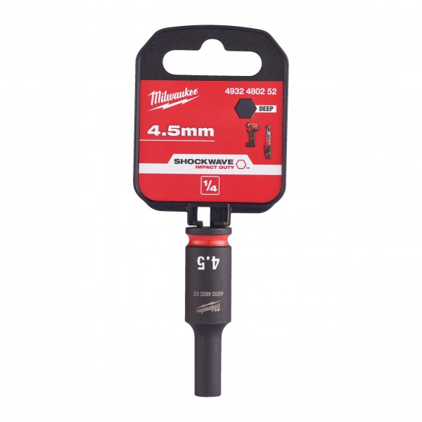 Nasadka udarowa długa SHW 1/4" 4,5...
