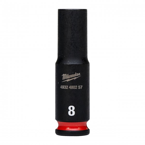 Nasadka udarowa długa SHW 1/4" 8 mm, Hex