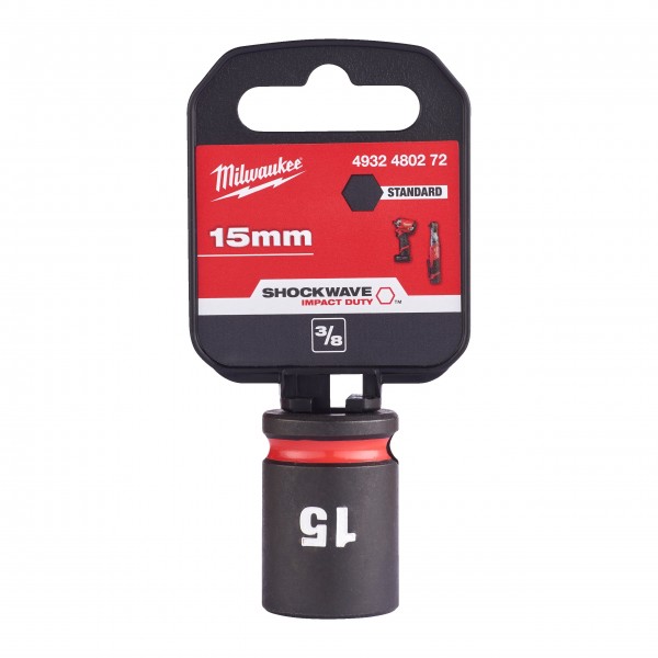 Nasadka udarowa SHW 3/8" 15 mm Hex