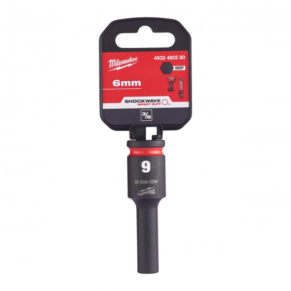 Nasadka udarowa długa SHW 3/8" 6 mm Hex