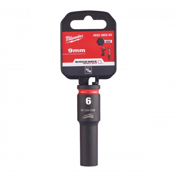 Nasadka udarowa długa SHW 3/8" 9 mm Hex
