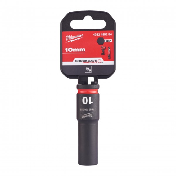 Nasadka udarowa długa SHW 3/8" 10 mm Hex