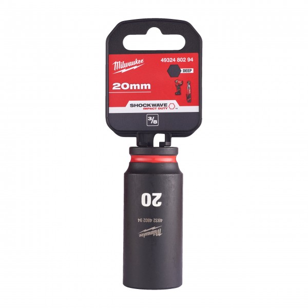 Nasadka udarowa długa SHW 3/8" 20 mm Hex