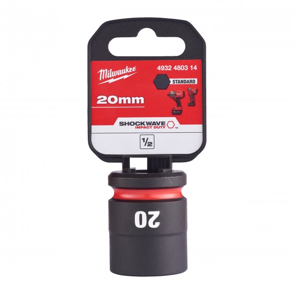 Nasadka udarowa HEX 1/2" krótka 20 mm