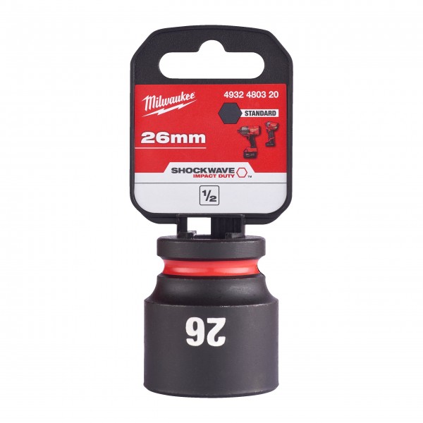 Nasadka udarowa HEX 1/2" krótka 26 mm