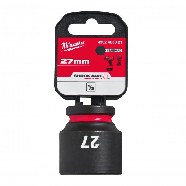 Nasadka udarowa HEX 1/2" krótka 27 mm