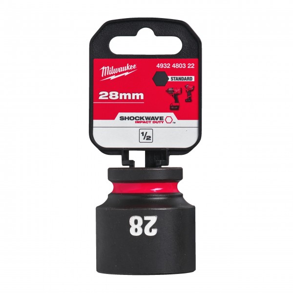 Nasadka udarowa HEX 1/2" krótka 28 mm