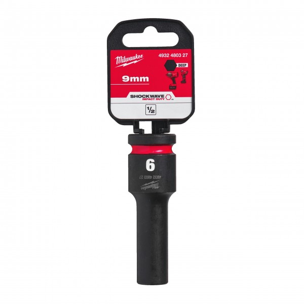 Nasadka udarowa HEX 1/2" długa 9 mm