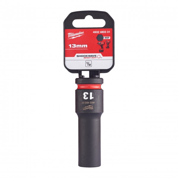 Nasadka udarowa HEX 1/2" długa 13 mm