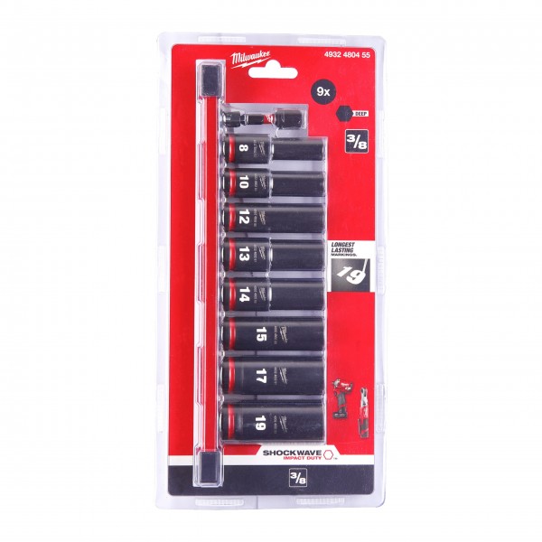 Zestaw nasadek udarowych długich SHW...