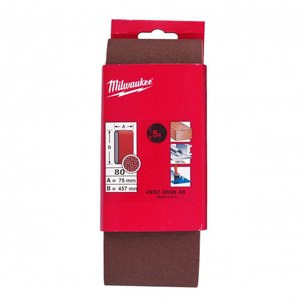 Taśma ścierna 75x457 ziarn. 80 (5... Taśma ścierna 75x457 ziarn. 80 (5...