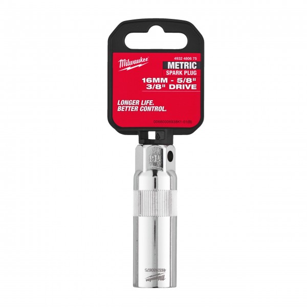 Nasadka 3/8˝ do świec zapłonowych 16mm