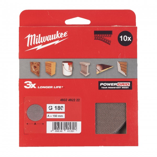 Siatka ścierna POWERGRID Ø150 G180 -... Siatka ścierna POWERGRID Ø150 G180 -...
