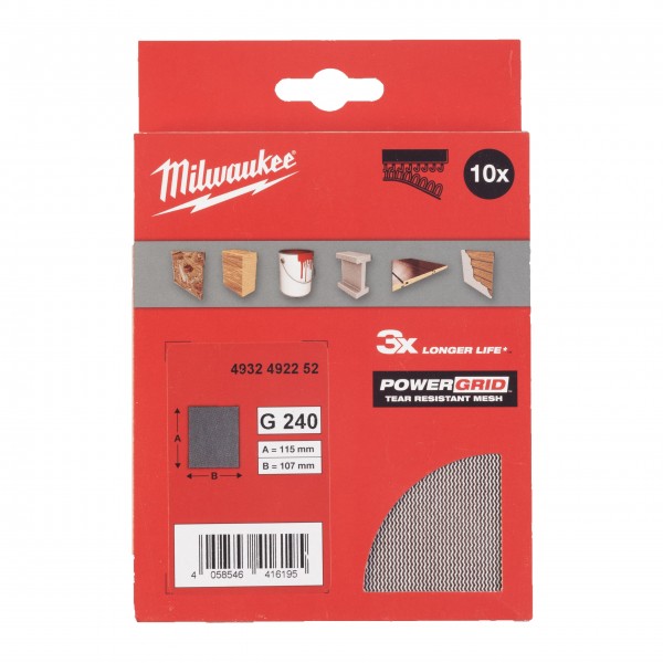 Siatka ścierna POWERGRID 115x107 mm... Siatka ścierna POWERGRID 115x107 mm...