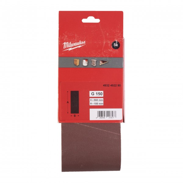 Taśma ścierna 100 x 560 G150 5 szt.