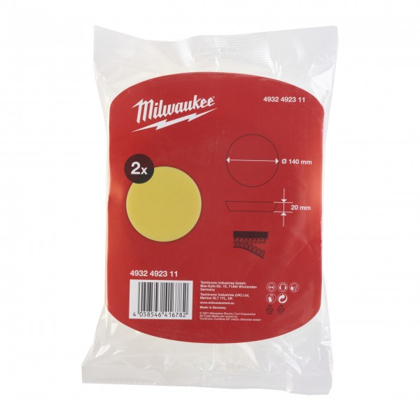 Gąbka polerska żółta, lekko ścierna...