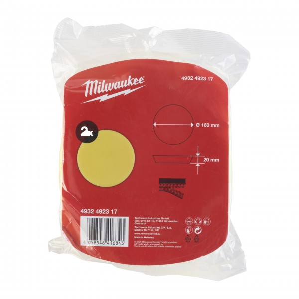 Gąbka polerska żółta, lekko ścierna...