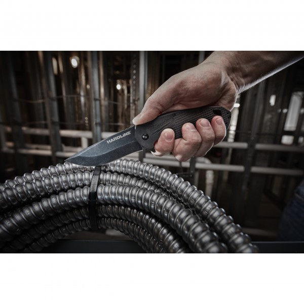Nóż składany gładki Hardline™ 89 mm