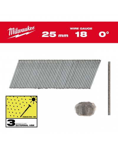 Sztyfty Inox 18G/25mm- 5... 2
