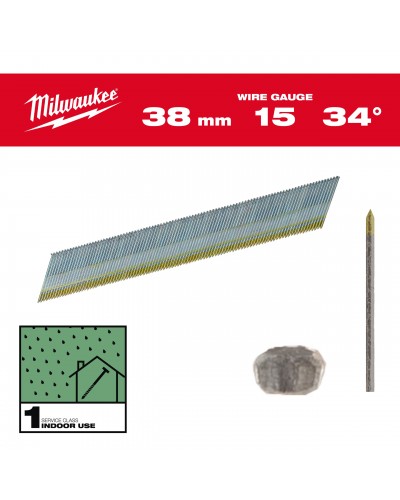 Sztyfty wykończeniowe, 15G,... 2