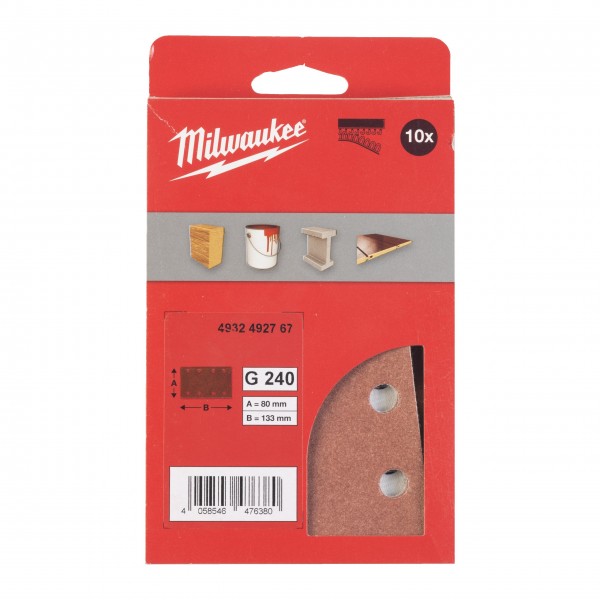 Papier ścierny 80x133/8 otworów G240... Papier ścierny 80x133/8 otworów G240...