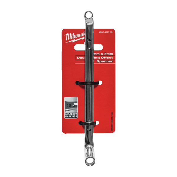 Klucz oczkowy gięty podwójnie...