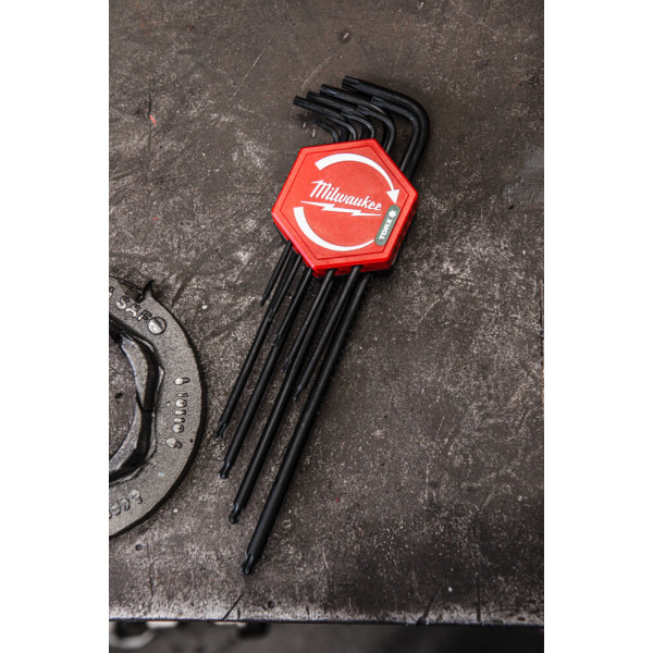 Zestaw kluczy składanych TORX - 9 szt