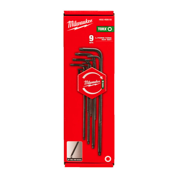 Zestaw kluczy składanych TORX - 9 szt