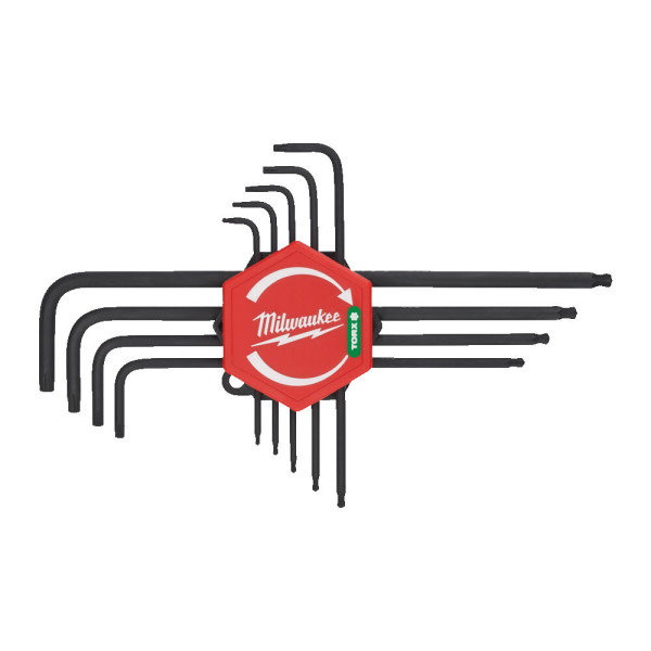 Zestaw kluczy składanych TORX - 9 szt