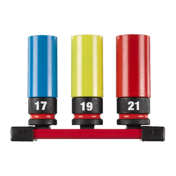 Zestaw nasadek udarowych 1/2" do felg...